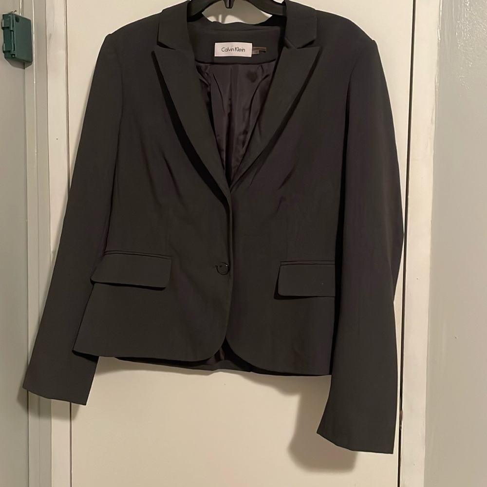 Calvin Klein suit jacket.